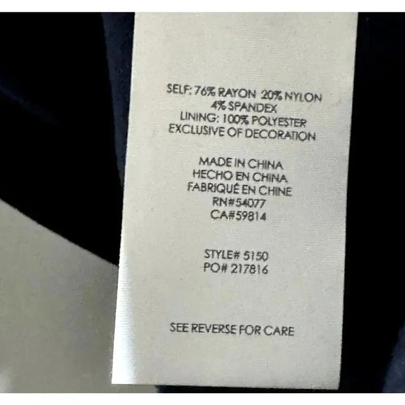 CAbi Navy Preppy Blazer Women’s Size 6 Yacht Club Nautical Gold Buttons - Picture 7 of 9